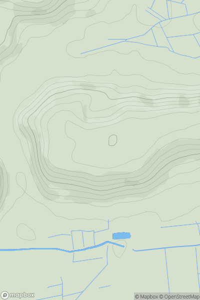 Thumbnail image for Court Hill [South Central England] showing contour plot for surrounding peak
